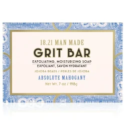18.21 Man Made Grit Bar Soap Absolute Mahogany 198 g