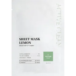 11 Village Factory Active Clean Sheet Mask Lemon