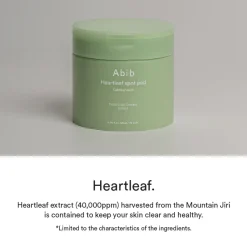 Abib Heartleaf Spot Pad Calming Touch 120 ml