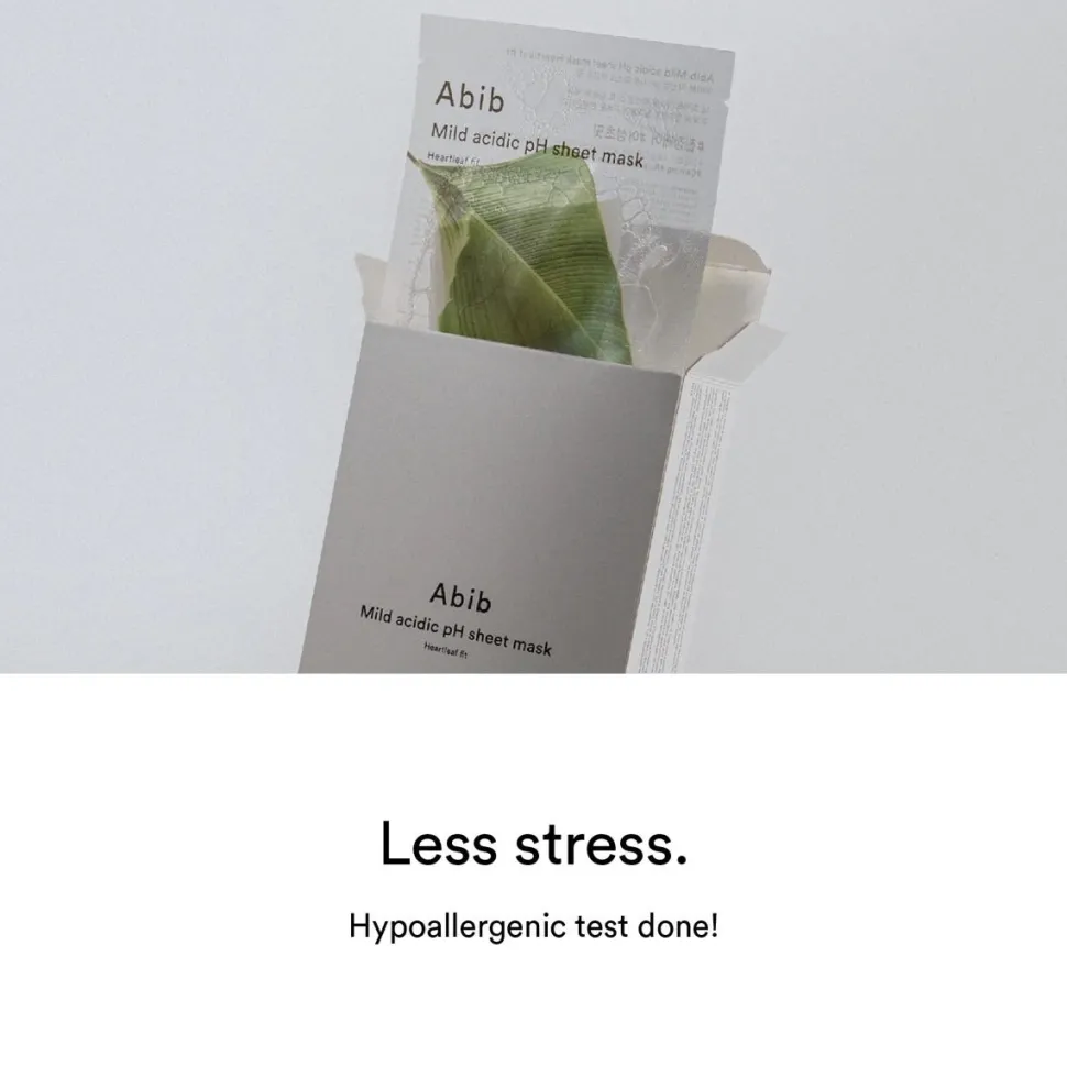 Abib Mild Acidic pH Sheet Mask Heartleaf Fit 1 Stk