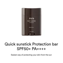 Abib Quick Sunstick Protection Bar SPF50 PA 22 g
