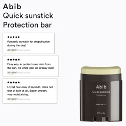 Abib Quick Sunstick Protection Bar SPF50 PA 22 g