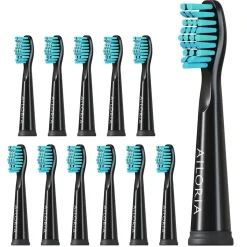 Ailoria Flash Travel Ersatzbürstenköpfe 12er Set Schwarz