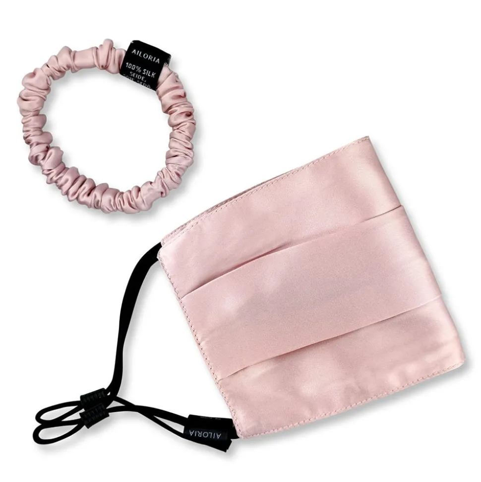 Ailoria Gesichtsmaske und Scrunchie S Rose