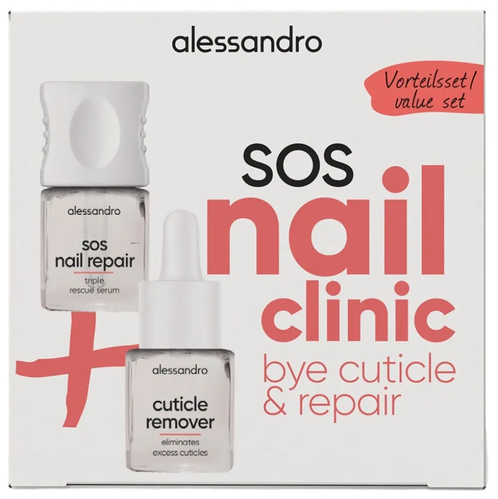 alessandro Nail Clinic Box Bye Cuticle & Repair Set