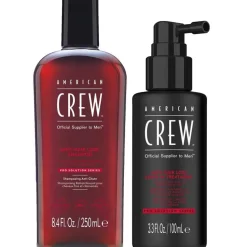 American Crew Anti-Hairloss Shampoo & Lotion Duo Bundle