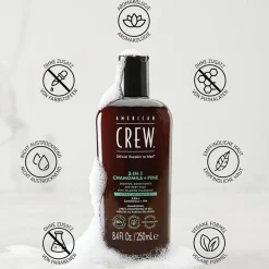 American Crew Chamomile + Pine Relaxing 3-in-1 Shampoo 250 ml