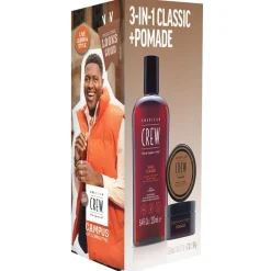 American Crew Holiday Duo Set 3-in-1 Classic Shampoo + Pomade