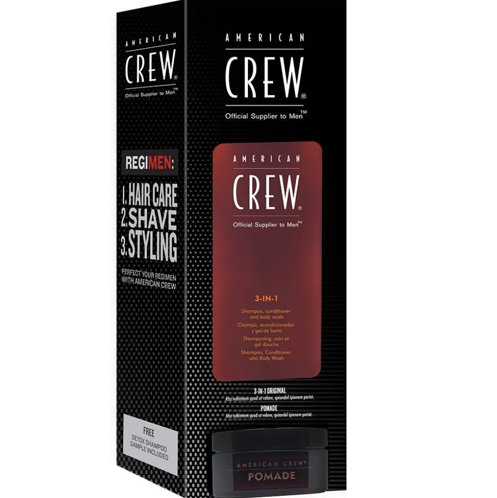 American Crew Regimen Pomade Duo