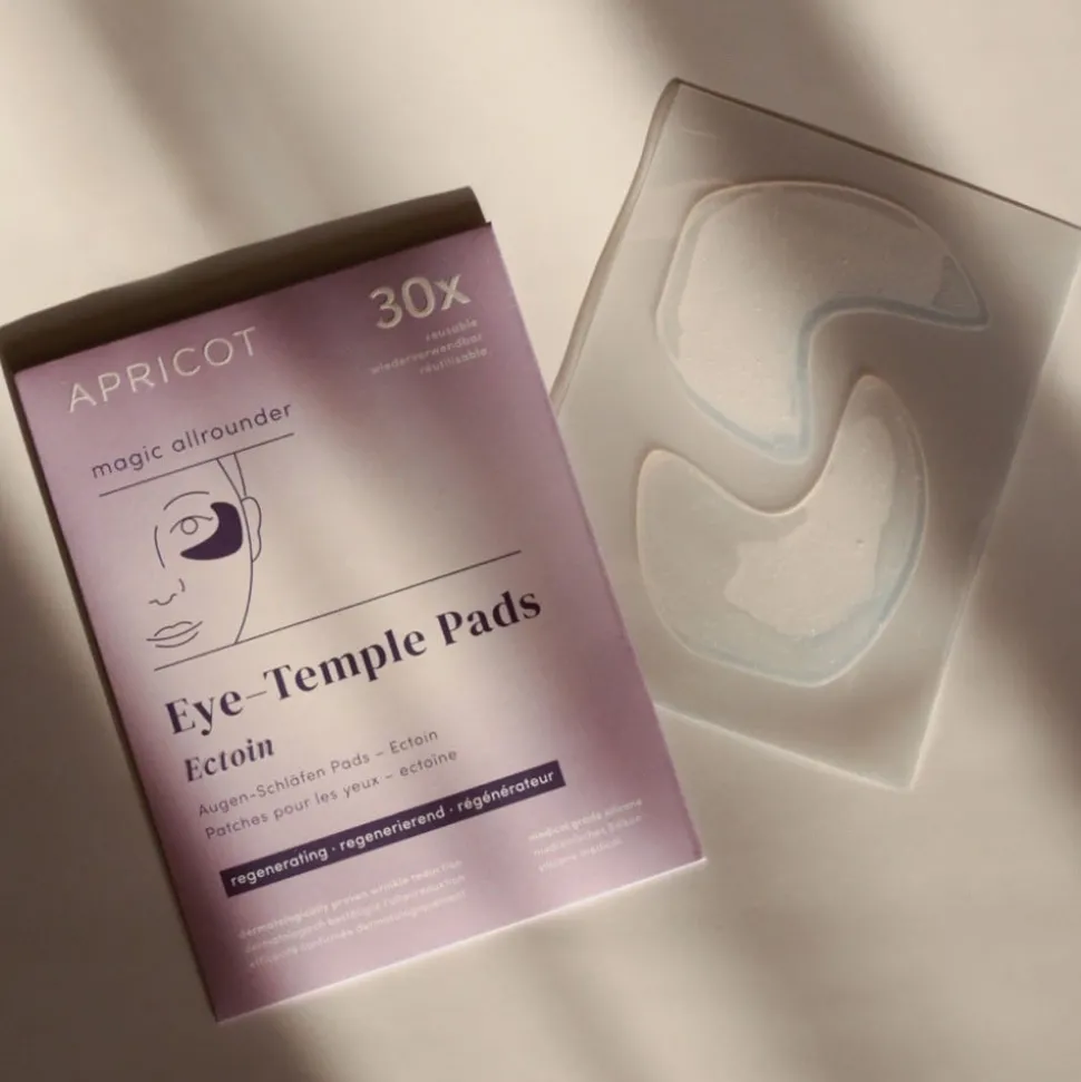 APRICOT Wiederverwendbare Augen-Schläfen Pads mit Ectoin