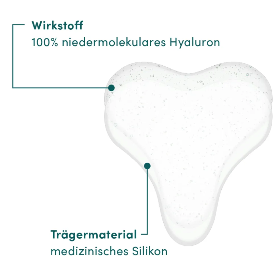 APRICOT Wiederverwendbares Dekolleté Pad mit Hyaluron