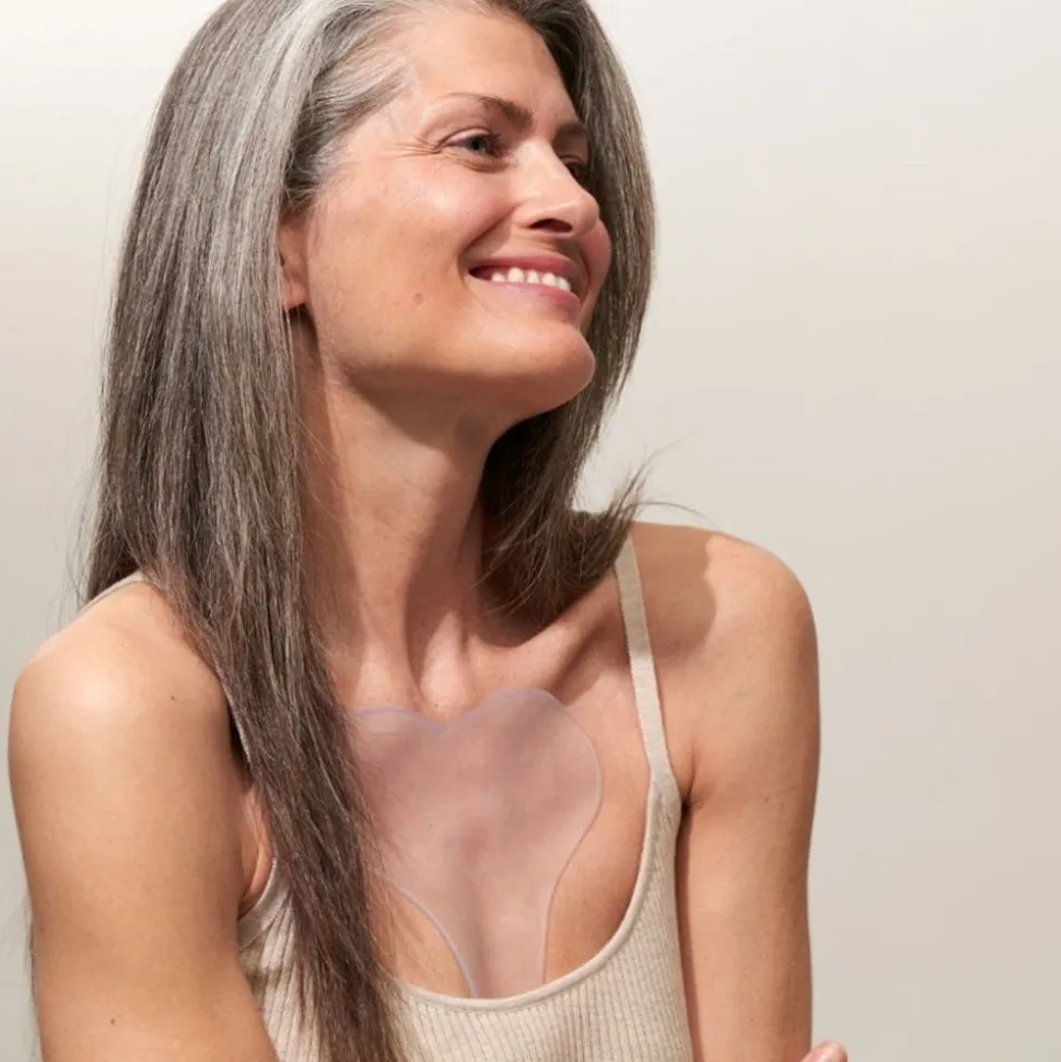 Apricot Wiederverwendbares Dekolleté Pad mit Ectoin