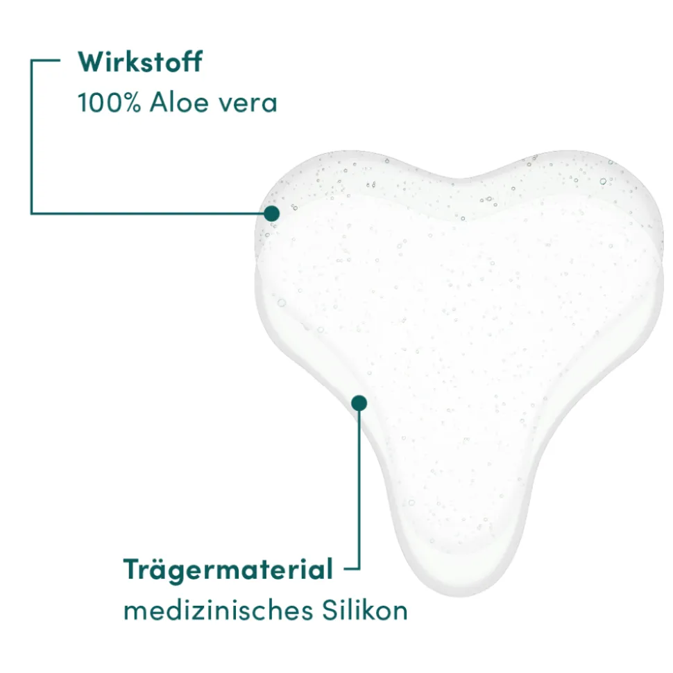 APRICOT Wiederverwendbares Dekolleté Pad mit Aloe Vera
