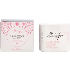 Arganiae Savon Noir mit Rose 500 g