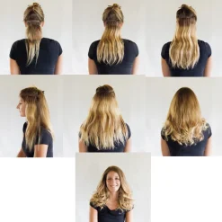 Balmain Clip-in Weft Set 40 cm Clip-In Extensions L.A.