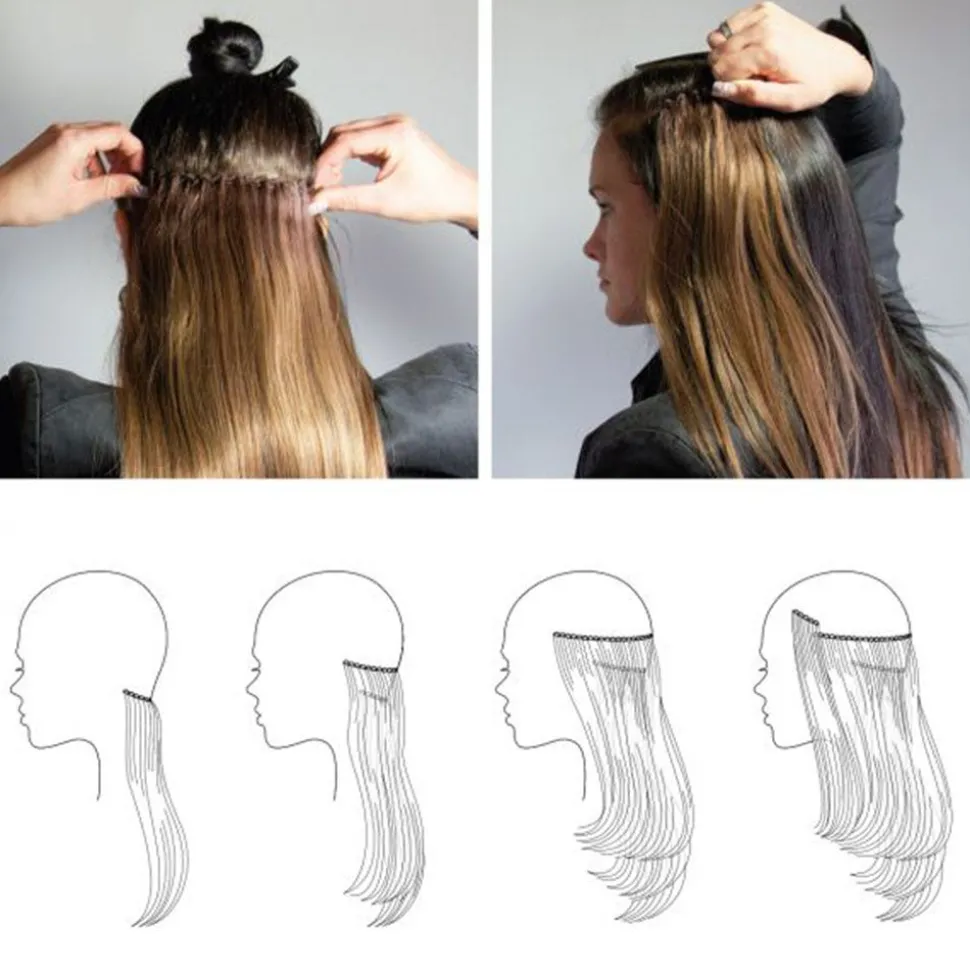 Balmain Clip-in Weft Set Milan Memory Hair 45 cm