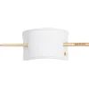 Balmain Hair Couture Hair Barrette Leather White