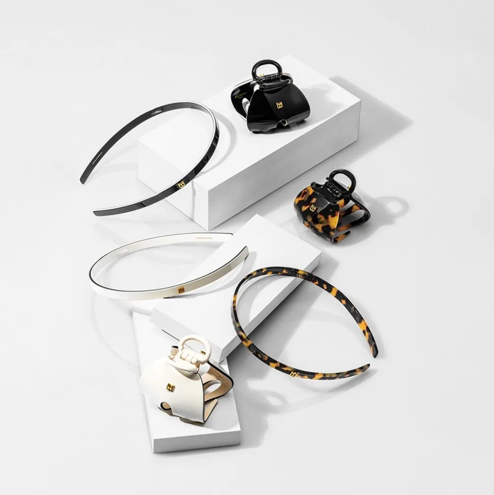 Balmain Pince à Cheveux Impériale Haarklammer Black/White