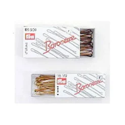 Baronesse Haarklemmen 6,5 cm 12er-Pack Schwarz