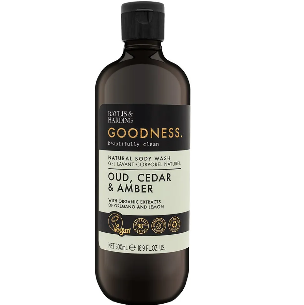 Baylis & Harding Goodness Duschgel Oud Cedar & Amber 500 ml