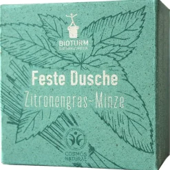 BIOTURM Feste Dusche Zitronengras-Minze 100 g