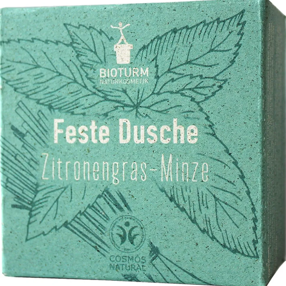BIOTURM Feste Dusche Zitronengras-Minze 100 g