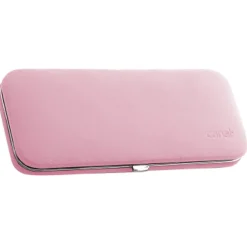 Canal Bügeletui aus Leder unbestückt Rosa