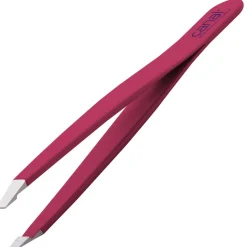Canal Haarpinzette gerade fuxia rostfrei 95 mm