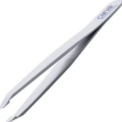 Canal Haarpinzette runde Spitze satin rostfrei 95 mm