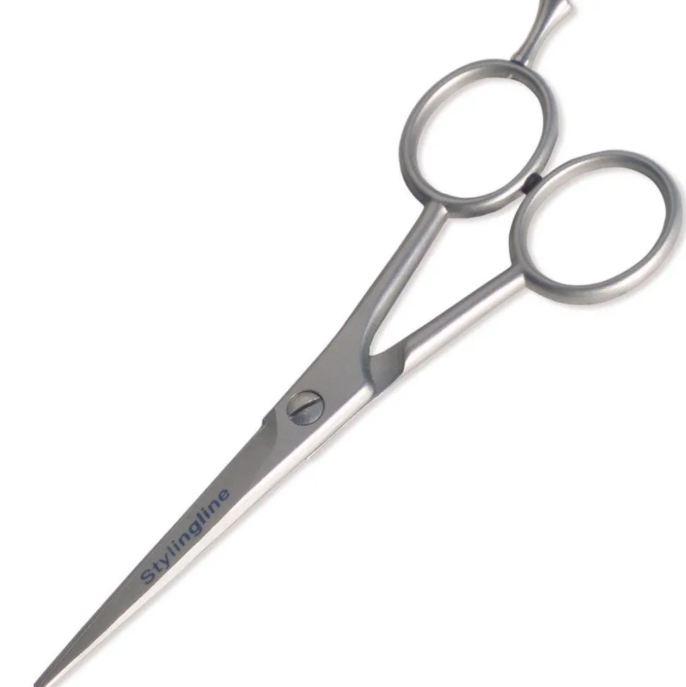 Canal Haarschere mit Haken und Mikroverzahnung rostfrei 165 mm