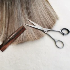 Canal Haarschere mit Mikroverzahnung rostfrei 130 mm