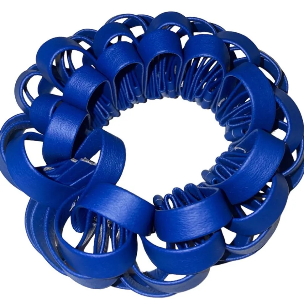 Cléoe Braided Scrunchie Royal Blue