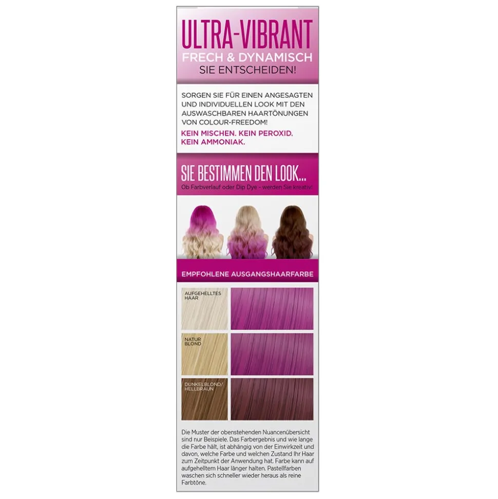 Colour Freedom Ultra Vibrant Magenta Dream 150 ml