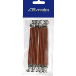 Comair Haarbinder Glatt Braun 10 cm, 12 Stück