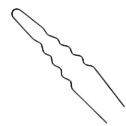 Comair Haarnadeln gewellt schwarz 65 mm