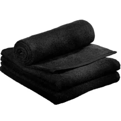 Comair Kabinett Handtuch 50 x 90cm schwarz 3er Set