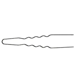 Comair Lockennadeln dünn, schwarz, 50 Stück, 65x0,55mm