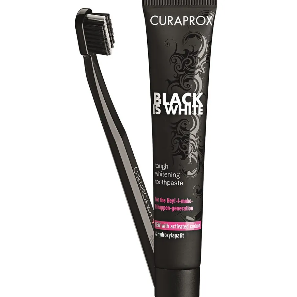 CURAPROX Black is White Zahnpflegeset