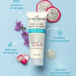CURLSMITH Wash & Scrub Detox Shampoo 237 ml