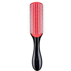 Denman Haarbürste D3 Original, schwarz/rot