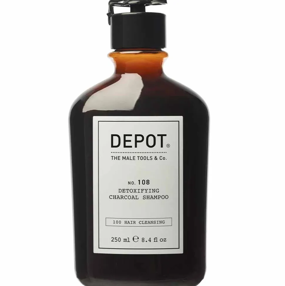 DEPOT 108 Detoxifying Charcoal Shampoo 250 ml