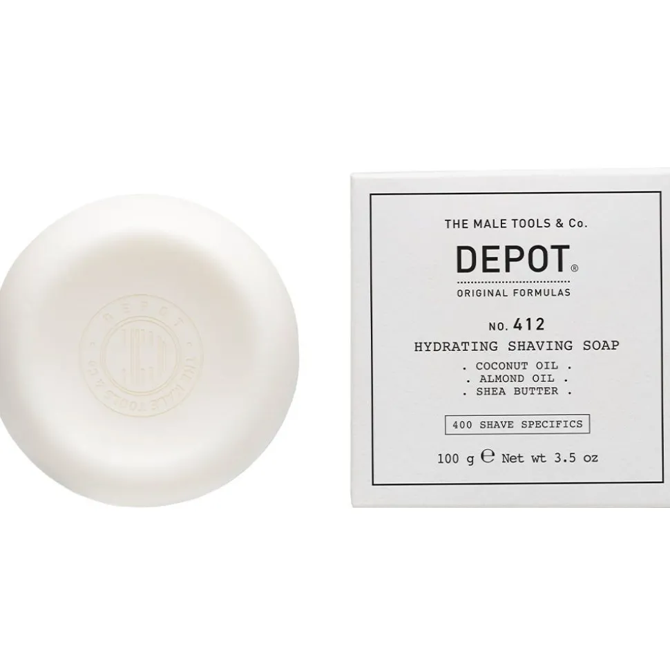 DEPOT 412 Hydrating Shaving Soap Nachfüllpackung 100 g
