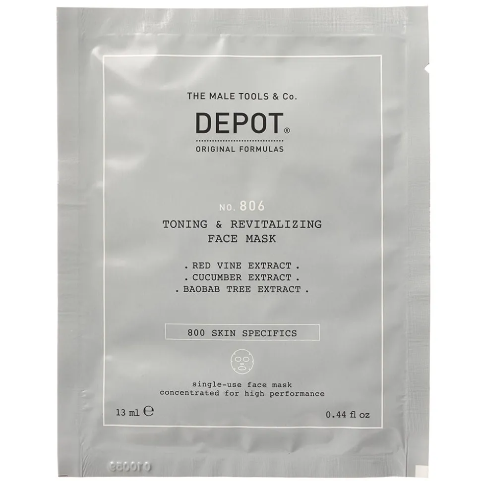 DEPOT 806 Toning & Revitalizing Face Mask Box 12 x 13 ml