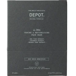 DEPOT 806 Toning & Revitalizing Face Mask Box 12 x 13 ml