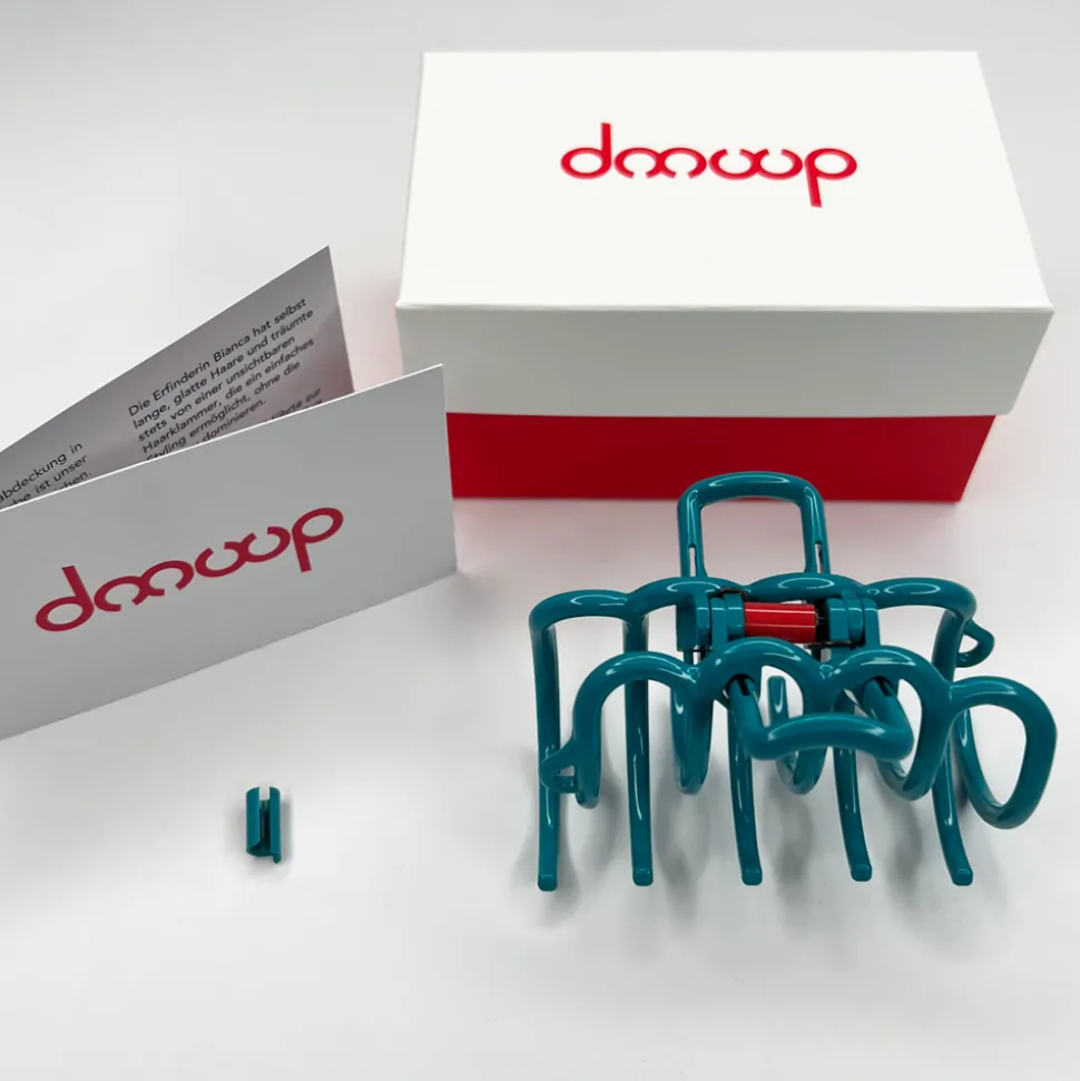 doouup Petrol Elegance Haarklammer