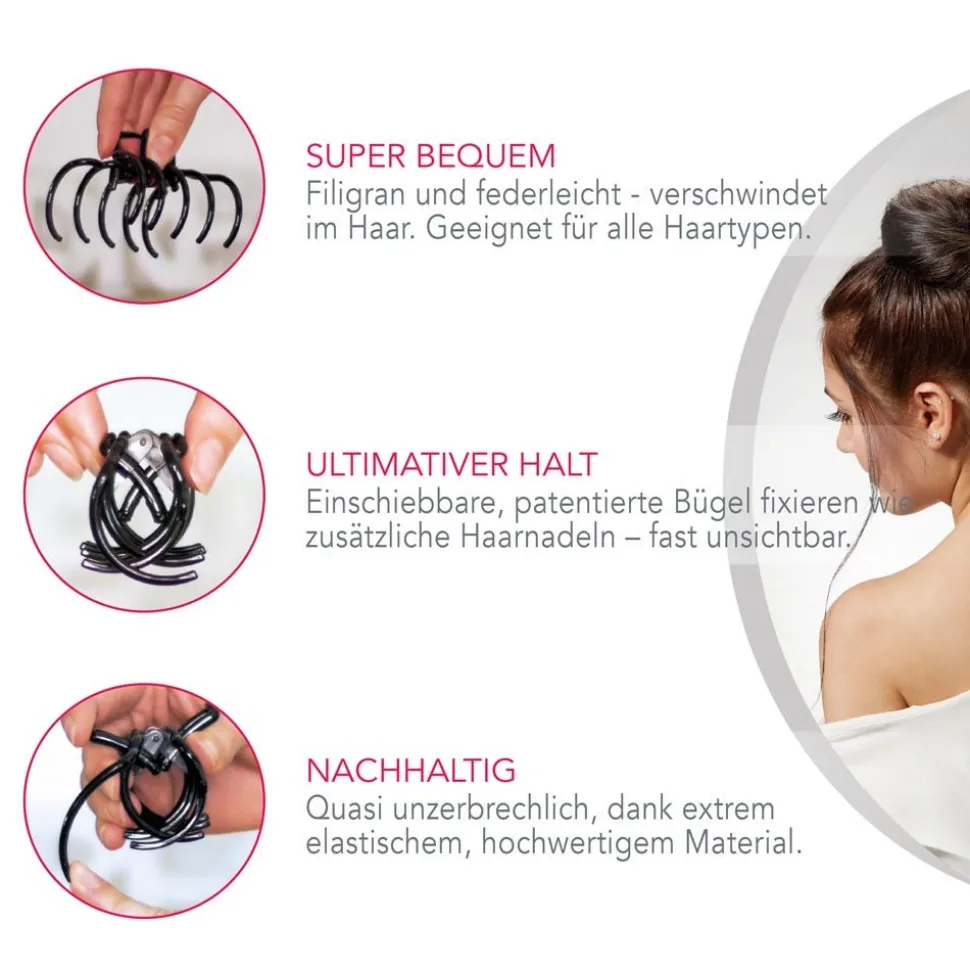 doouup® Space Silver Haarklammer