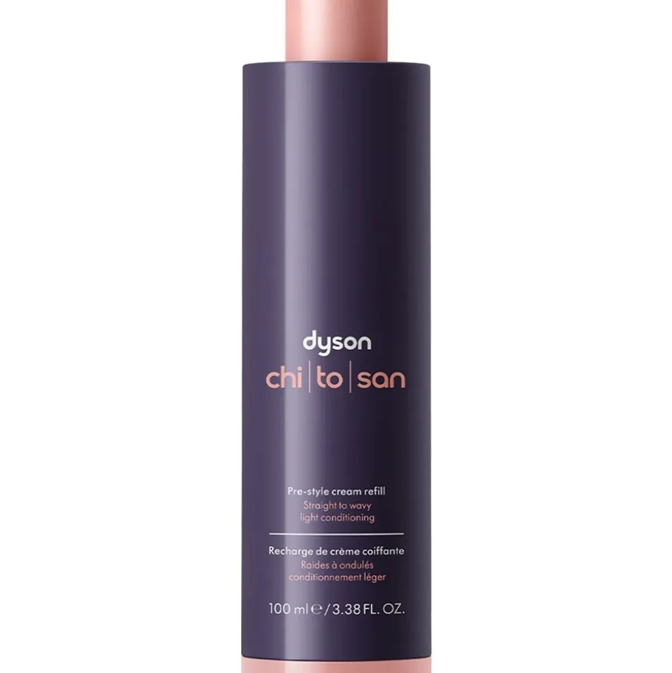 Dyson Chitosan Glattes bis Welliges Haar Pre-Style Cream light Refill 100 ml