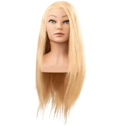 Efalock Übungskopf Clara Humanhaar goldblond 60 cm