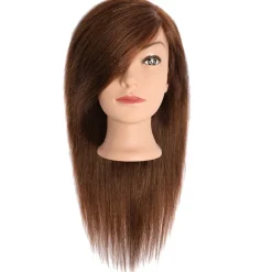 Efalock Übungskopf Julia Naturhaar braun 40-45 cm