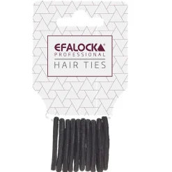 Efalock Haargummi Klein schwarz 10 Stück